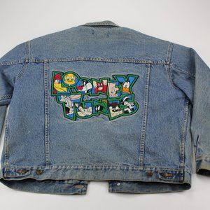 Vintage 90's Warner Bros. Jean Jacket Looney Tunes